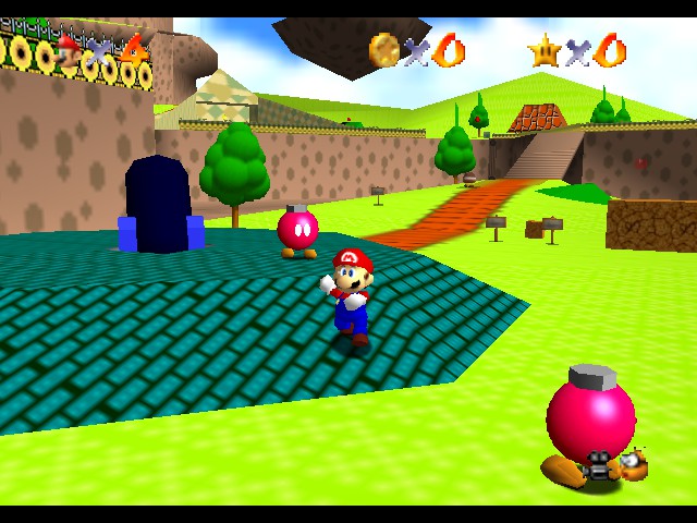Super Mario 64 - Wacky Worlds (v1.1) Screenthot 2